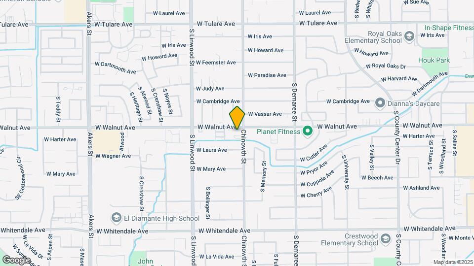 Walnut Park Apartment Map and Location Details