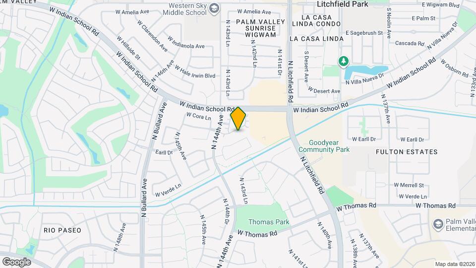 14307 W Lexington Ave Map and Location Details