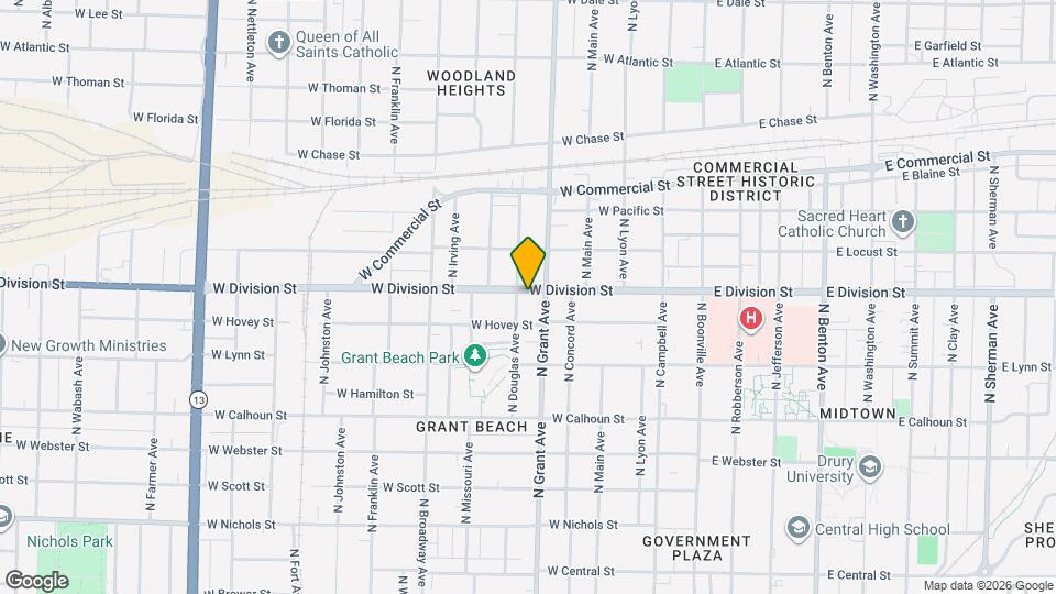 718 W Division St Map and Location Details