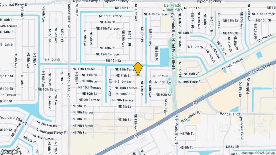 1039 NE 13th Ave Map and Location Details