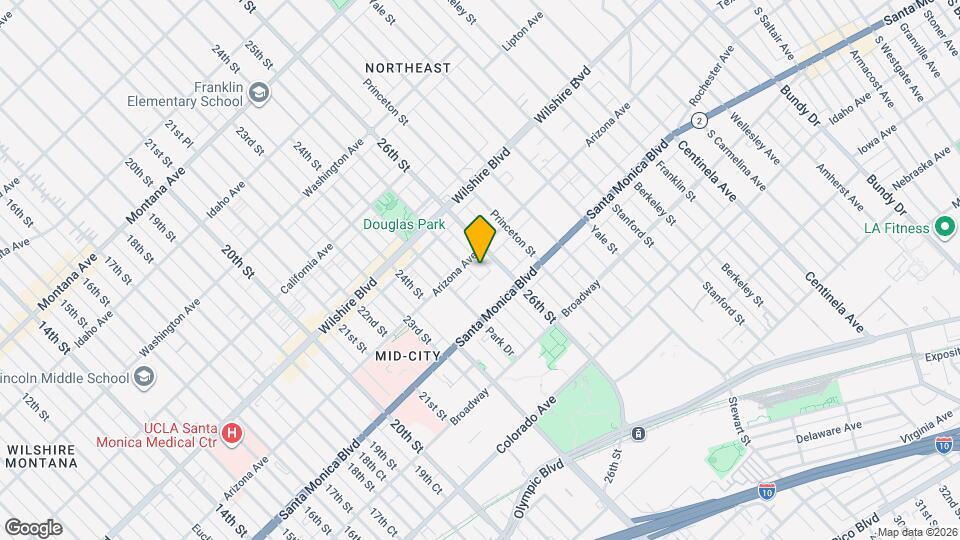 2516 Arizona Ave Map and Location Details