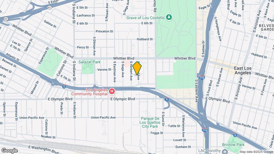 1029 S Record Ave Map and Location Details