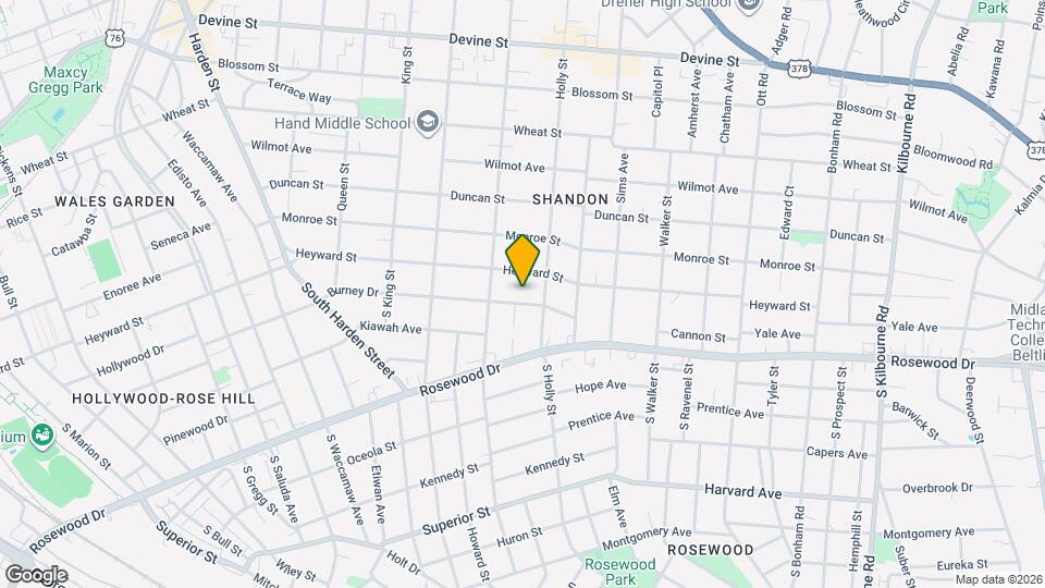 2831 Burney Dr Map and Location Details