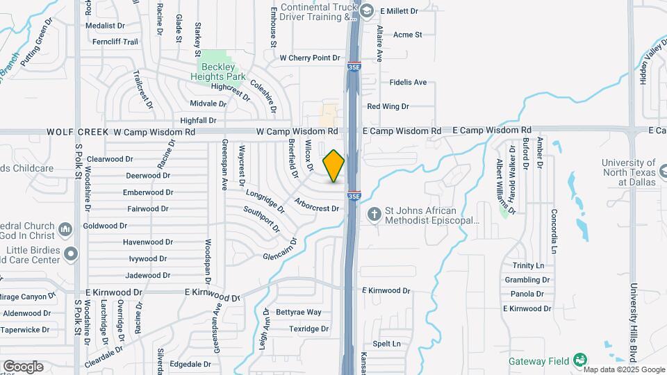 7416 Brierfield Dr Map and Location Details