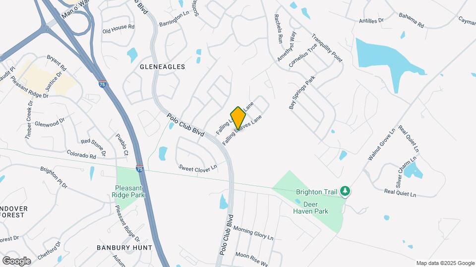 2089 Falling Leaves Lane Map and Location Details