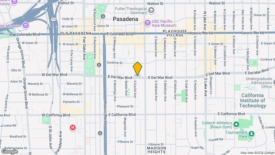 383 E Del Mar Blvd Mapa y Detalles de la Ubicación