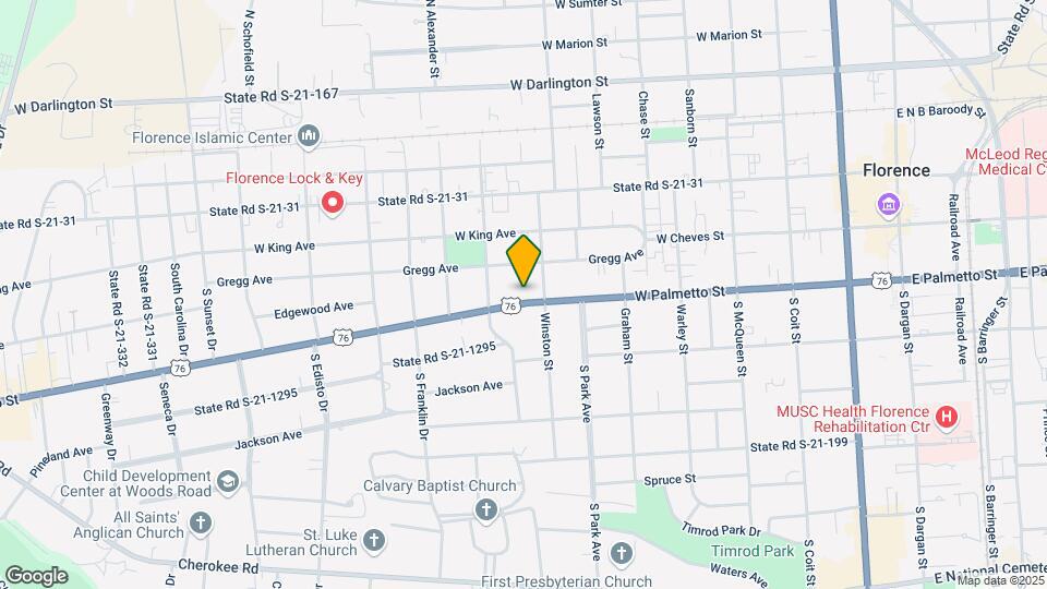 809 W Palmetto St Mapa y Detalles de la Ubicación