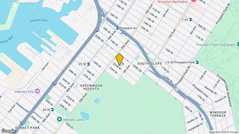 277 22nd St Map and Location Details