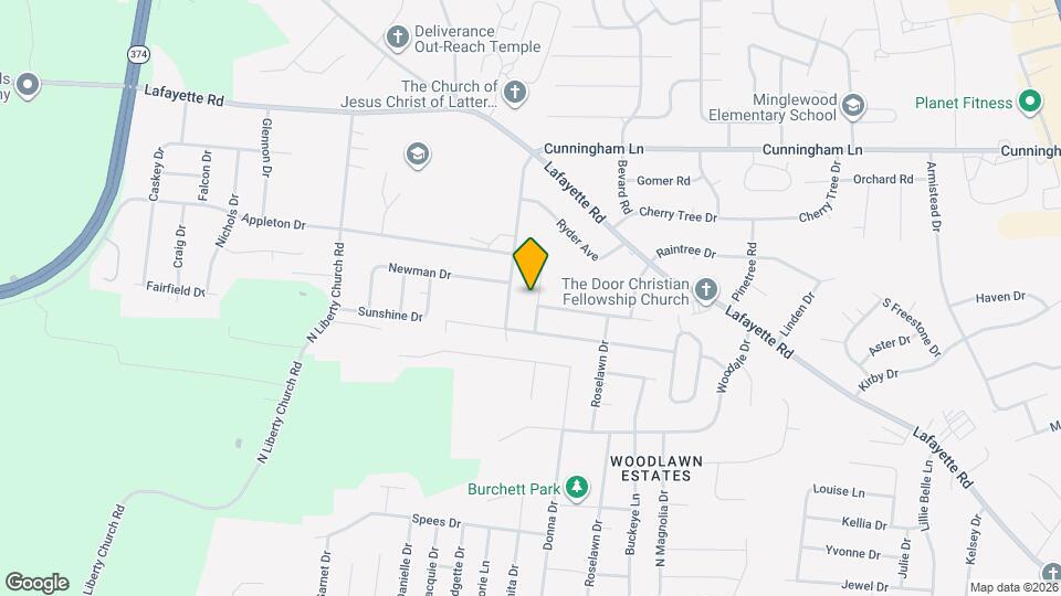 422 Cook Dr Map and Location Details