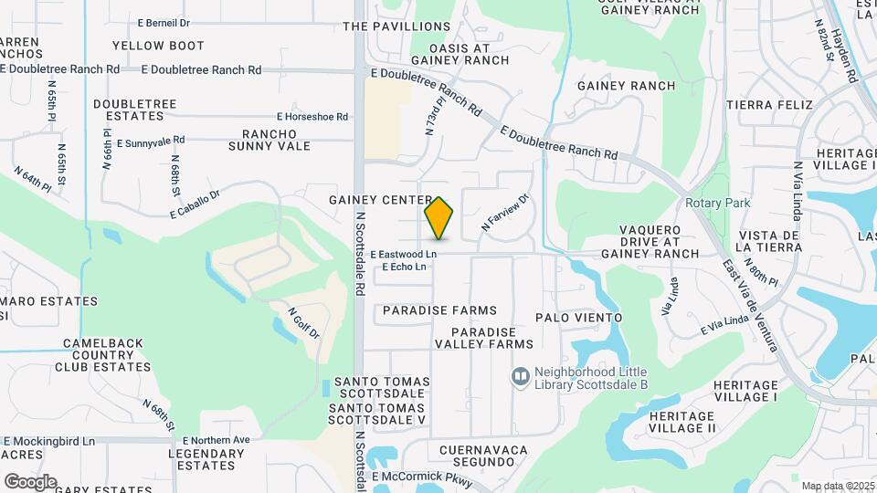 7371 E Vaquero Dr Map and Location Details