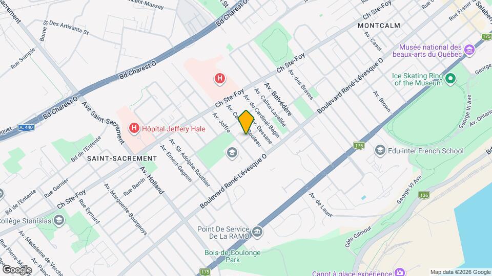 1060 Pere-Marquette Rue Map and Location Details