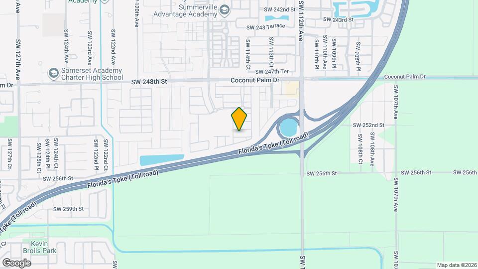 11457 SW 253rd St Map and Location Details