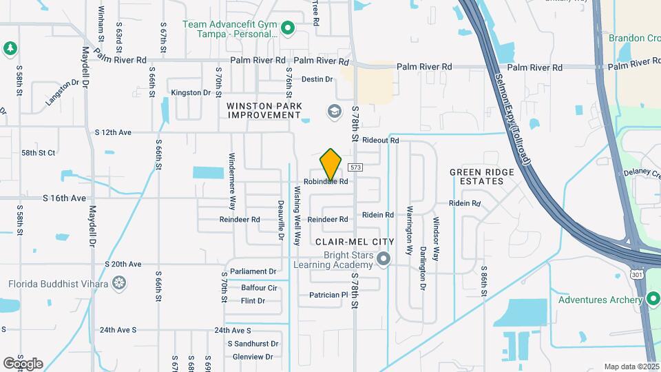 7513 Robindale Rd Map and Location Details