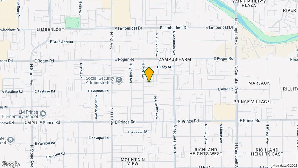 1029-1031 E Irwin Pl Mapa y Detalles de la Ubicación