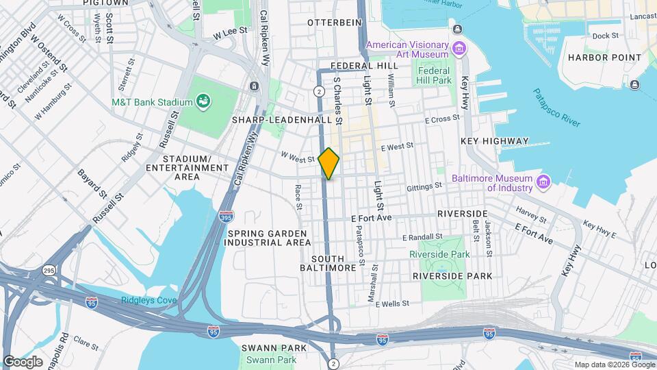 1317 S Hanover St Mapa y Detalles de la Ubicación