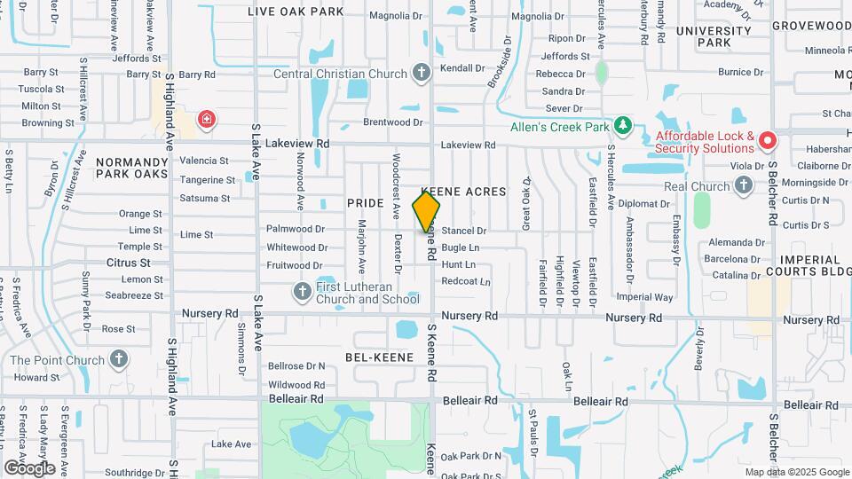 1406 S Keene Rd Map and Location Details