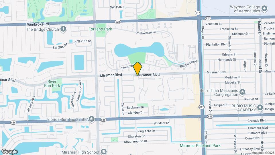 2508 SW 85th Terrace Map and Location Details