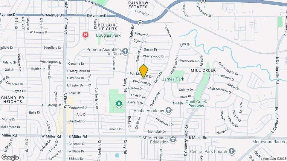 917 Piedmont Dr Map and Location Details