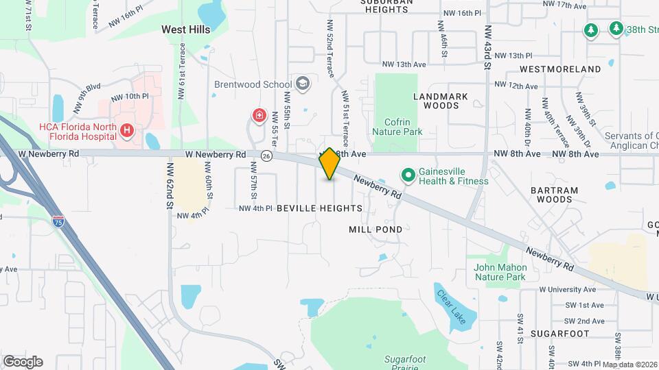 600 NW 52nd Ter Map and Location Details