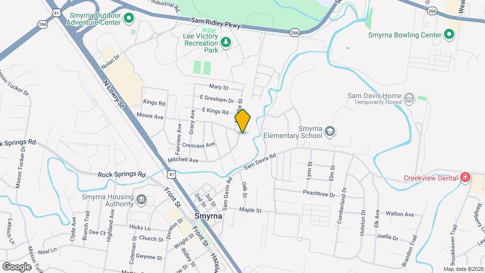 609 Mitchell Ave Map and Location Details