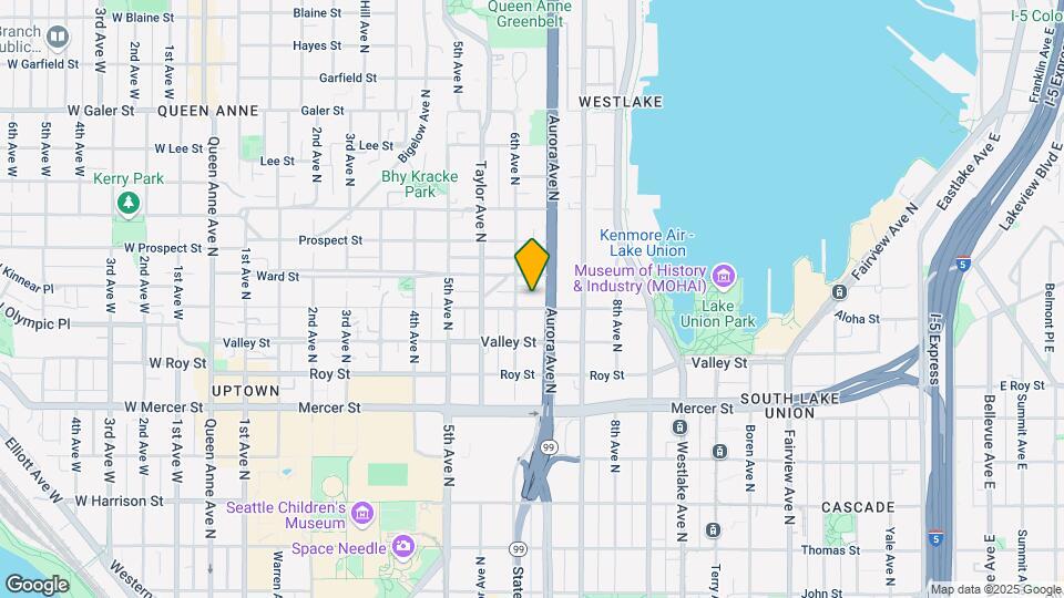 610 Aloha St Map and Location Details