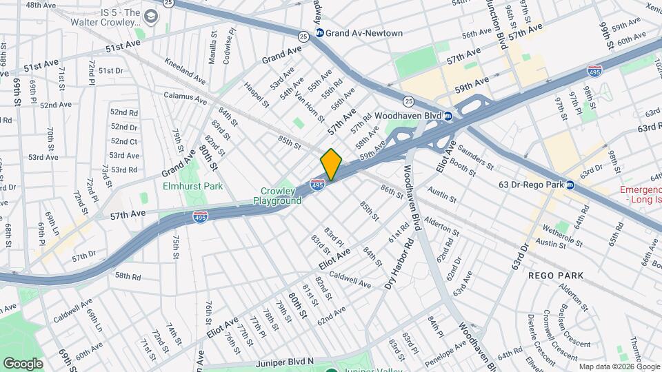 58-11 84th Pl Mapa y Detalles de la Ubicación