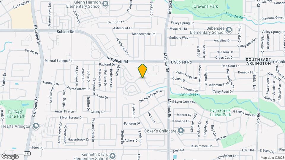 816 W Colony Dr Map and Location Details