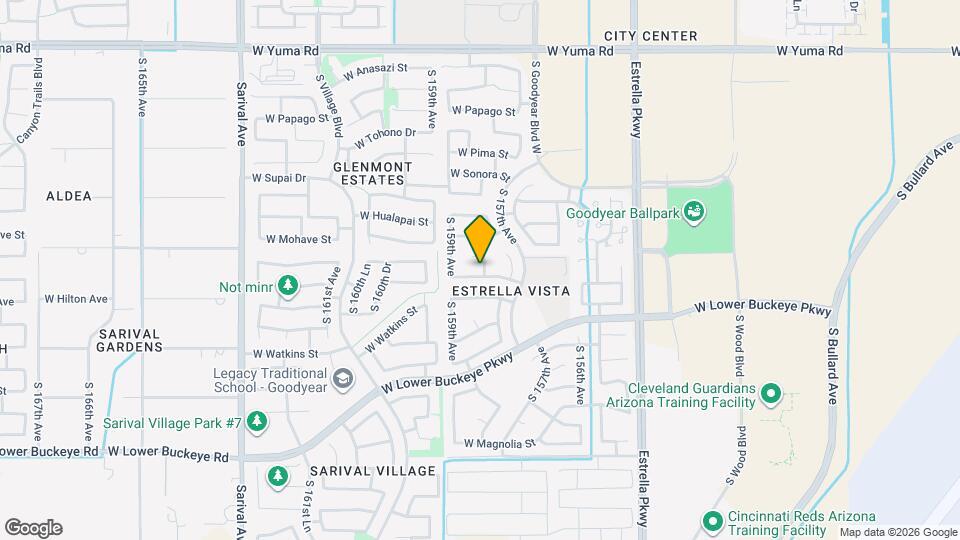 15816 W Apache St Mapa y Detalles de la Ubicación