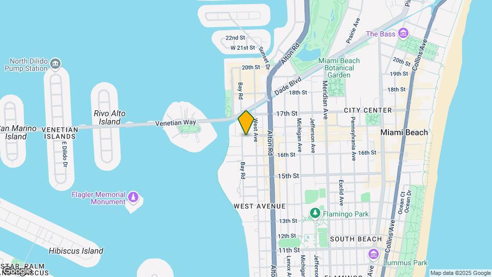 1340 Lincoln Rd, Unit 208 Map and Location Details