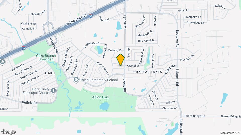 4021 Chinaberry Dr Map and Location Details