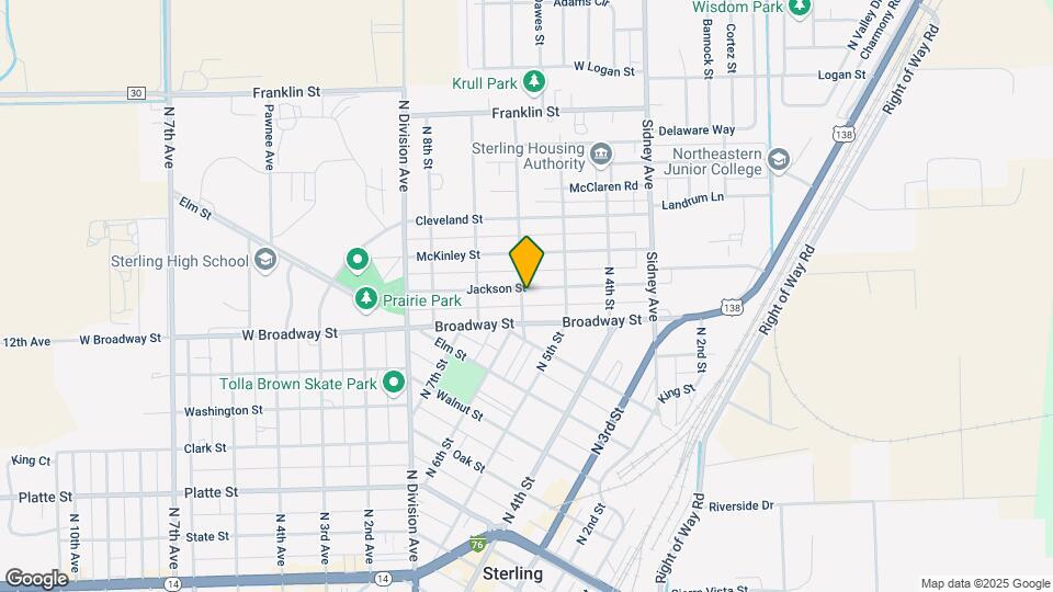 730 N 6th St Map and Location Details