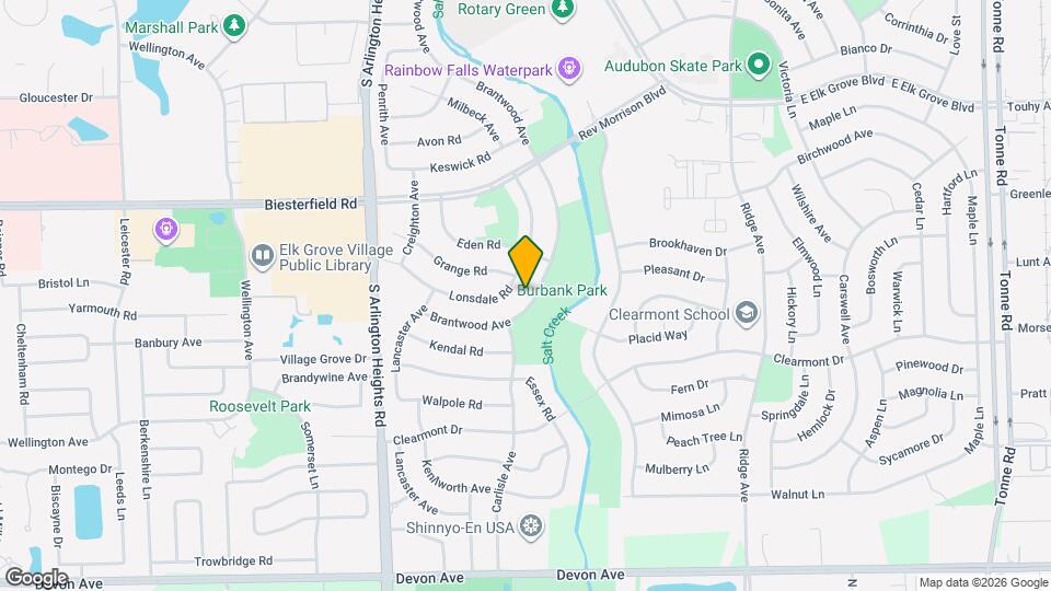 1040 Brantwood Ave Mapa y Detalles de la Ubicación