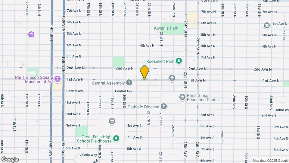 2118 1st Ave N Map and Location Details