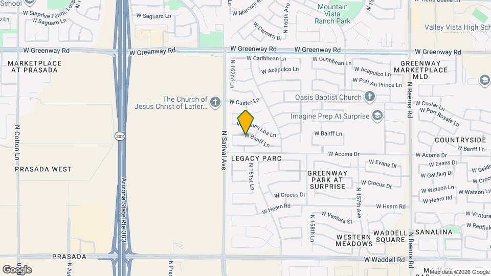 16203 W Banff Ln Map and Location Details