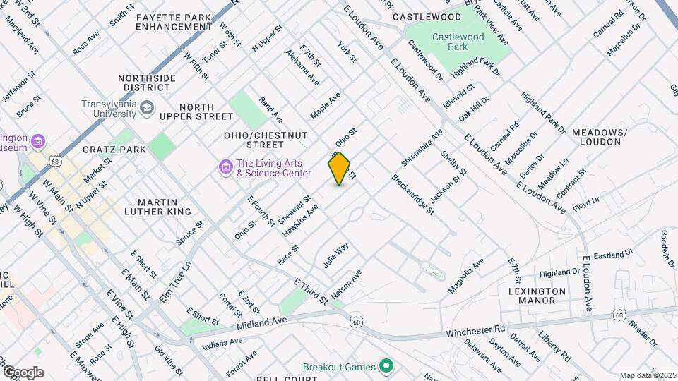 539 Pemberton St Map and Location Details