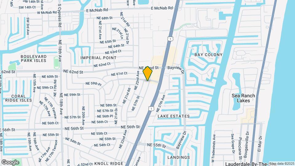 5981 NE 22nd Way Map and Location Details