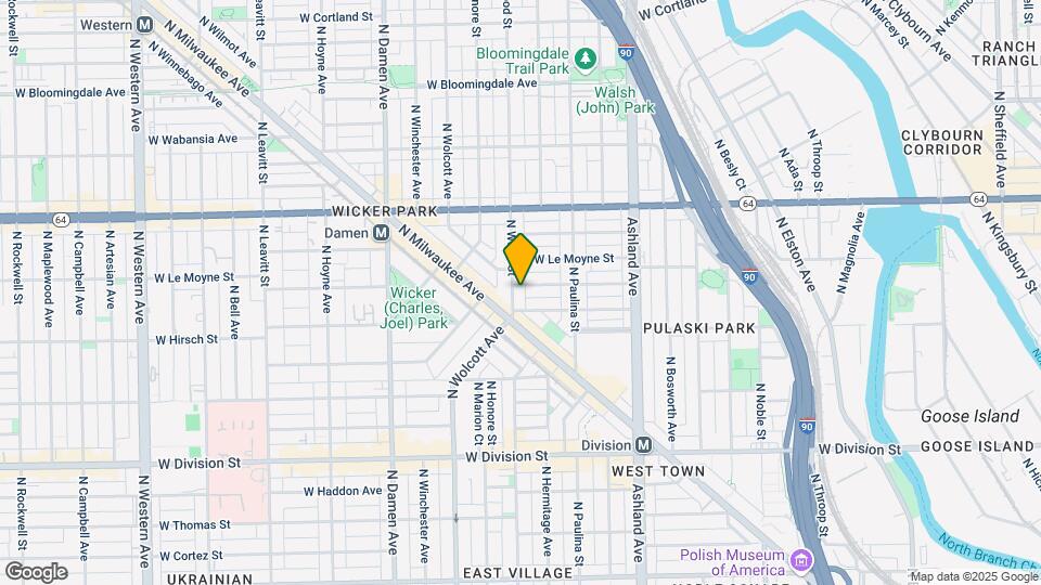 1751 W Julian St Map and Location Details