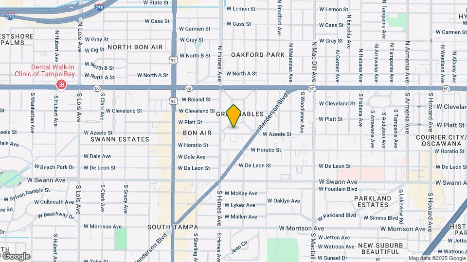 3511 W Azeele St Map and Location Details