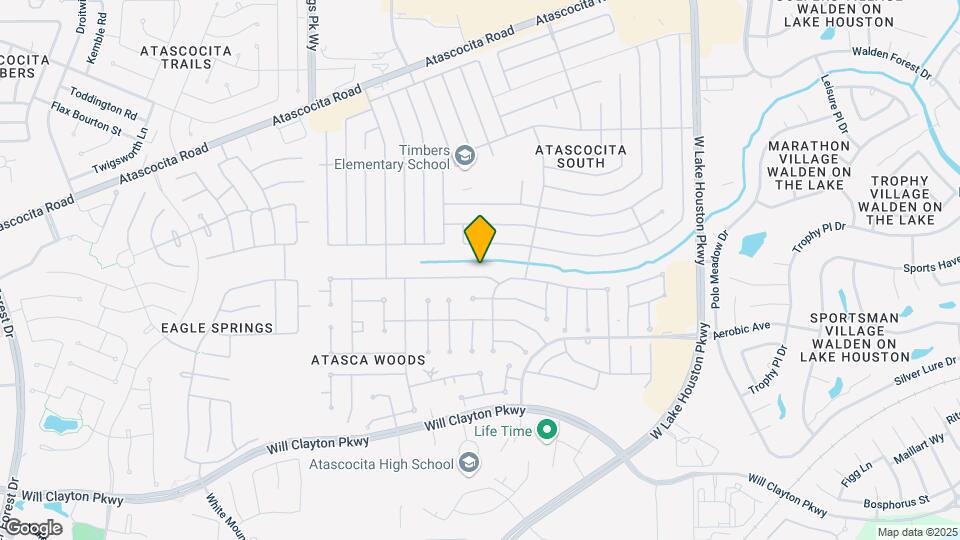 7023 Atasca Creek Dr Map and Location Details