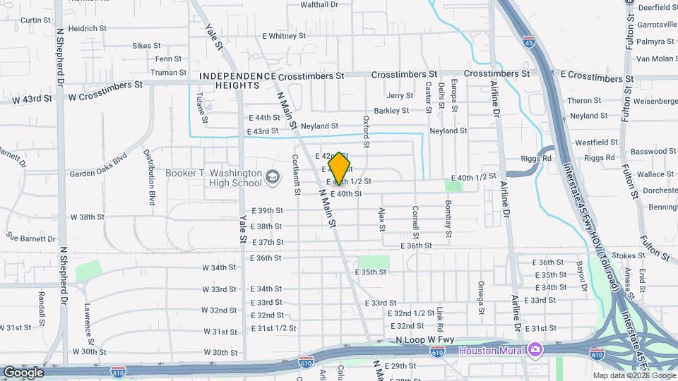 505 E 40th St Map and Location Details