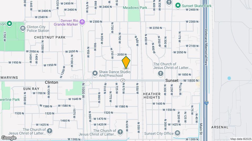 1876 N 660 W Map and Location Details