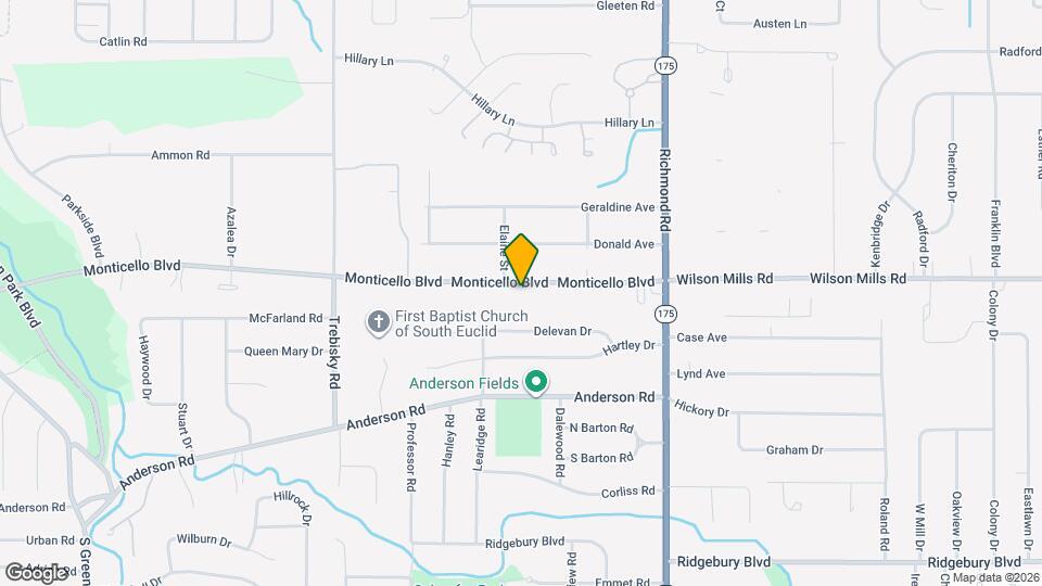 4846 Monticello Blvd Map and Location Details