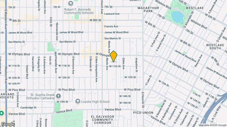 1035 Westmoreland Avenue Mapa y Detalles de la Ubicación