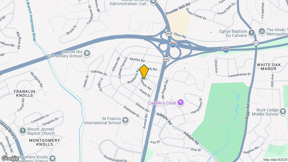 1606 Parham Rd, Unit 2L Map and Location Details