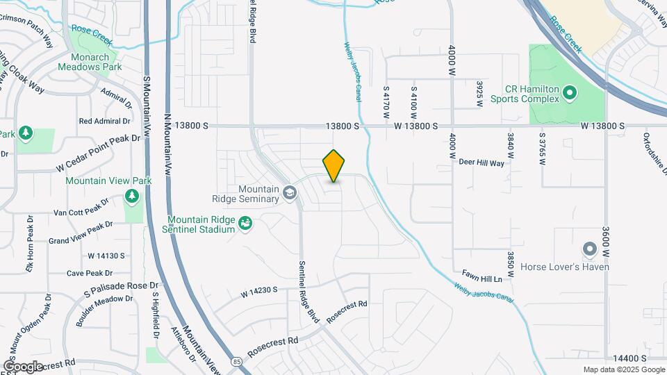 4312 W Silver Peak Ln Map and Location Details