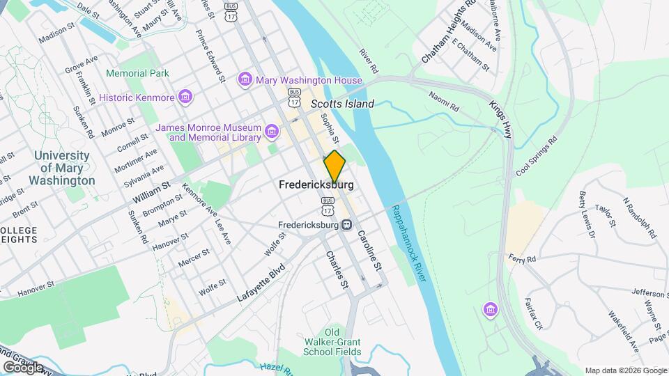 612 Caroline St, Unit A Map and Location Details