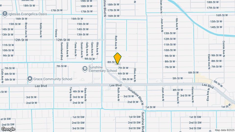 3302 7th St W Map and Location Details