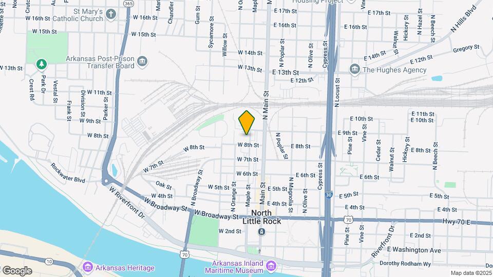 809 Maple St, Unit E Map and Location Details