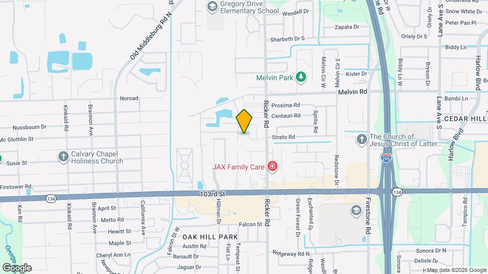 4888 Strato Rd W Map and Location Details