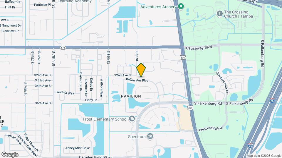 3836 Bellewater Blvd Map and Location Details